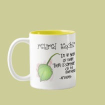 Retired Teacher Aristotle Quote Design Gifts mugs