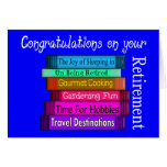 Retired Teacher Card Books Design
