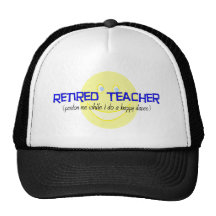 Retired Teacher "Doing The Happy Dance" Hats