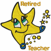 Retired Teacher Embroidered Shirt