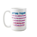 Retired Teacher "I Will Miss The Kids" Funny Gifts Coffee Mug