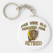 RETIRED TEACHER KEYCHAIN