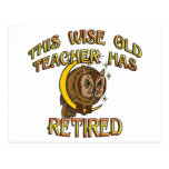 RETIRED TEACHER POST CARDS