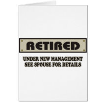 RETIRED. Under New Management Greeting Cards