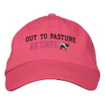 Retired Womans Embroidered Hat embroidered hats