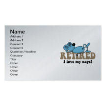 retirement business cards
