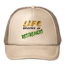 Retirement Gifts and Retirement T-shirts Trucker Hat