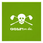 Retirement Party - Golf Theme - Golf or Die! Announcements
