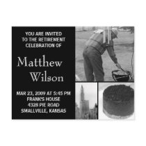 Retirement Party Invitation Customizable Photo Post Card