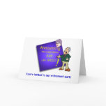 Retirement, Your'e invited to our retirement party cards