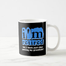 Retraite drôle tasse à café