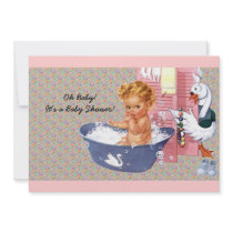 Retro 1940s Baby Shower Personalized Invite