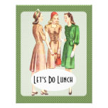 Retro 1940s Luncheon V1 Personalized Announcements