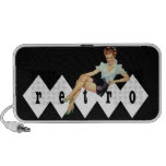 Retro 1940s Pin Up Mini Speaker