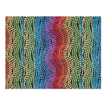 RETRO 1950 1960 POP-BEAD Postcard