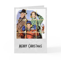 Retro 1950s Christmas Window Cards