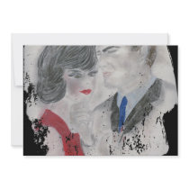 Retro 1960s Couple Splash