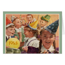 Retro 60th Birthday Party 1953 Childhood Memories Cards