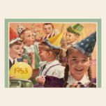 Retro 60th Birthday Party 1953 Childhood Memories invitations