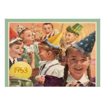Retro 60th Birthday Party 1953 Childhood Memories Invite