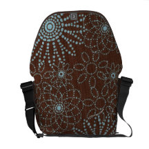 Retro 70's Colour Blast Rickshaw Messenger Bag