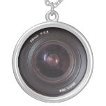 Retro 80s Camera Lens Sterling Silver Jewellery Personalized Necklace