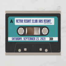 Retro 80s Cassette Mixtape Personalized Personalized Flyer