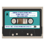 Retro 80s Cassette Mixtape Personalized Personalized Invitations