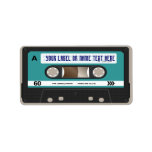 Retro 80s Cassette Mixtape Personalized Personalized Address Labels
