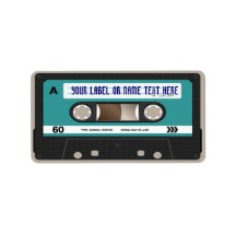 Retro 80s Cassette Mixtape Personalized Personalized Address Labels