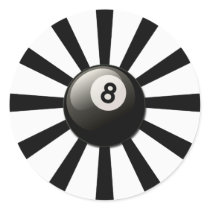 RETRO 8 BALL STICKERS