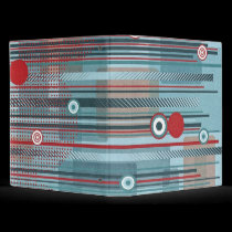 Retro Abstact Binder binders