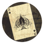 Retro Ace of Spades stickers