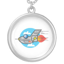 retro aeroplane jet pendants