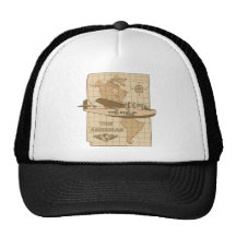 Retro Airplane Trucker Hats