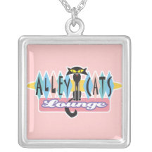 retro alley cats lounge sign custom jewelry
