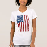 Retro American Flag Obama 2012  T Shirt