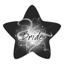 Retro Atomic Bride - Black & White
