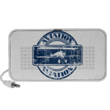Retro Aviation Art Travelling Speaker