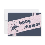 retro baby shower personalized invite