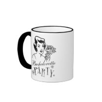 Retro Bachelorette Party Coffee Mugs