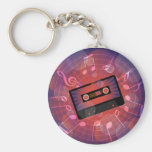 Retro Background Keychains