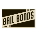 retro bail bonds business card