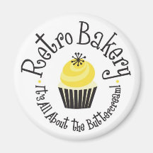 Retro Bakery Magnets!