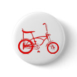 Retro Banana Seat Bike Pinback Buttons