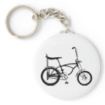 Retro Banana Seat Bike Key Chains