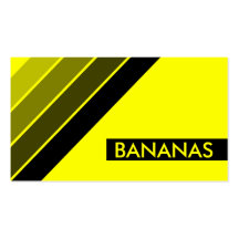 retro BANANAS Business Cards