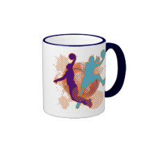 RETRO BASKETBALL PLAYERS MUG