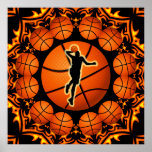 RETRO BASKETBALL POSTER