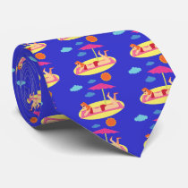 Retro Beach Pinup Girl Neckwear